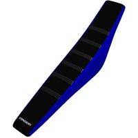 Strike seat cover Yamaha PW50 85-22 BLACK/BLACK/BLUE Gripper Ribbed