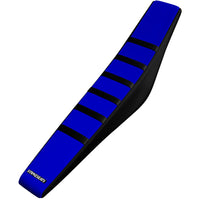 Strike seat cover Yamaha PW50 85-22 BLACK/BLUE/BLACK Gripper Ribbed